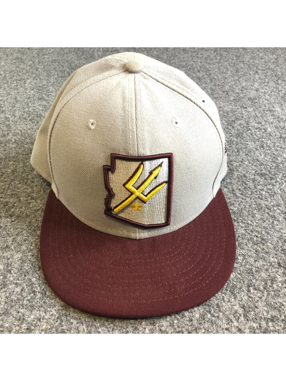 Retro Arizona State Sun Devils Hat Cap Fitted Mens 7 1/4 NCAA Baseball New Era
